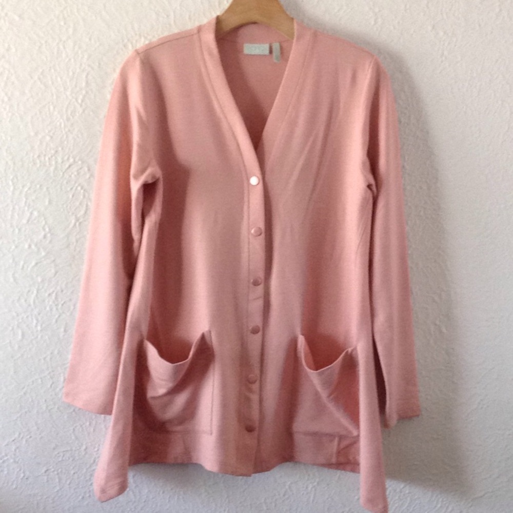 Lori Goldstein  Logo Cardigan